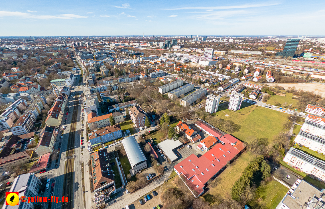 20.02.2023 - der Hachinger Bach zwischen Berg am Laim und Neuperlach